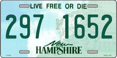 NH license plate 2971652
