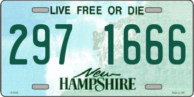 NH license plate 2971666