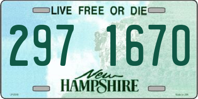 NH license plate 2971670