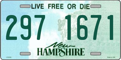 NH license plate 2971671