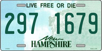 NH license plate 2971679