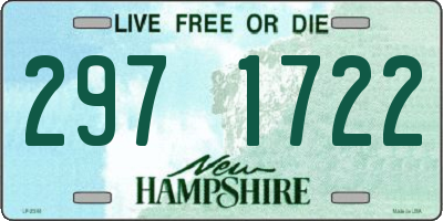 NH license plate 2971722