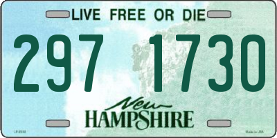 NH license plate 2971730