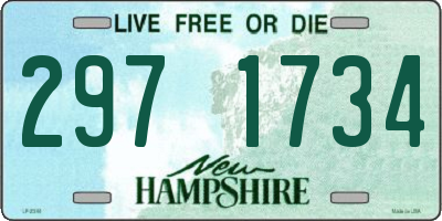 NH license plate 2971734