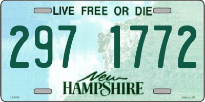 NH license plate 2971772