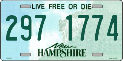 NH license plate 2971774