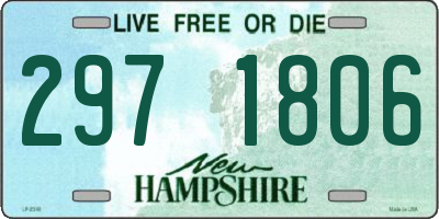 NH license plate 2971806