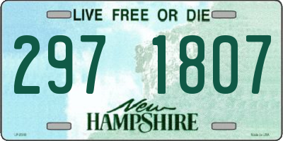 NH license plate 2971807