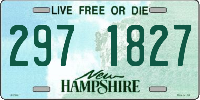 NH license plate 2971827