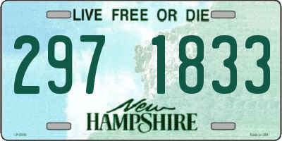 NH license plate 2971833