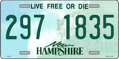 NH license plate 2971835