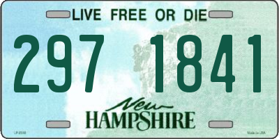 NH license plate 2971841