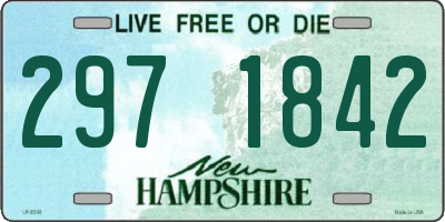 NH license plate 2971842