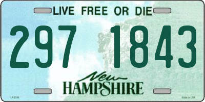 NH license plate 2971843