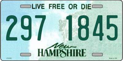 NH license plate 2971845
