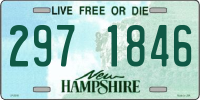 NH license plate 2971846