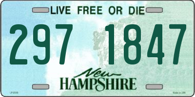 NH license plate 2971847