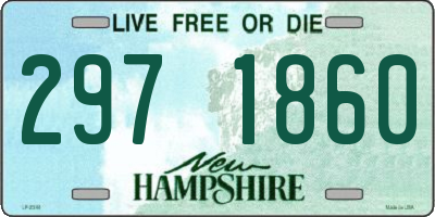 NH license plate 2971860