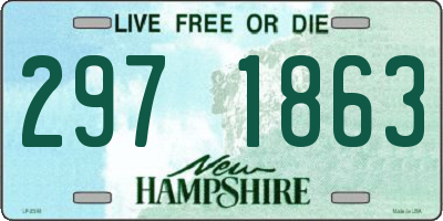 NH license plate 2971863