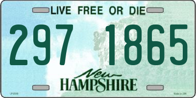 NH license plate 2971865