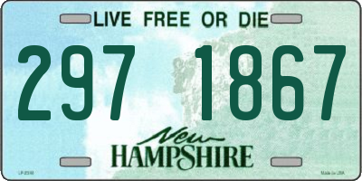 NH license plate 2971867