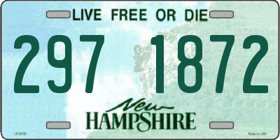 NH license plate 2971872