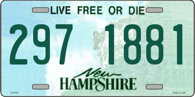 NH license plate 2971881