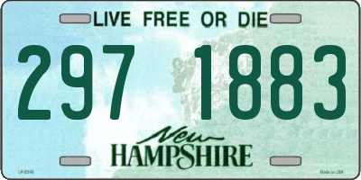 NH license plate 2971883