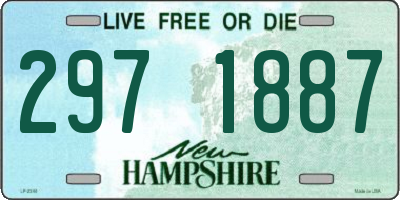 NH license plate 2971887