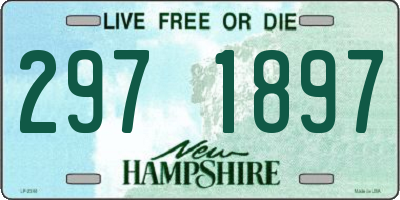 NH license plate 2971897