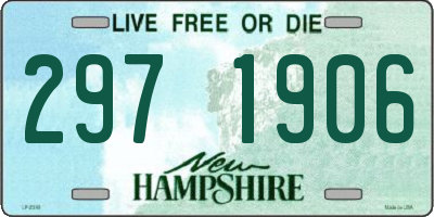NH license plate 2971906
