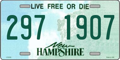 NH license plate 2971907