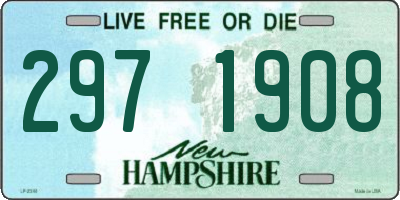 NH license plate 2971908