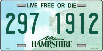 NH license plate 2971912