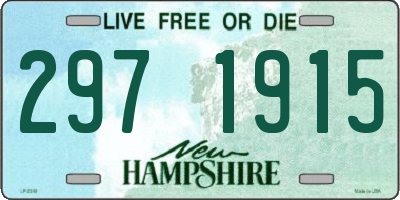 NH license plate 2971915