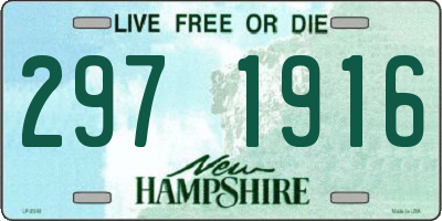 NH license plate 2971916