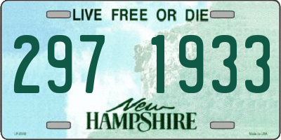 NH license plate 2971933