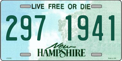 NH license plate 2971941
