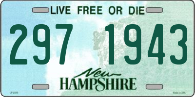 NH license plate 2971943