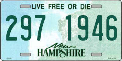 NH license plate 2971946