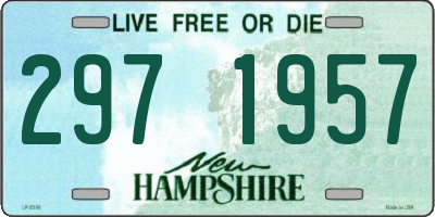 NH license plate 2971957