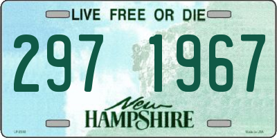 NH license plate 2971967