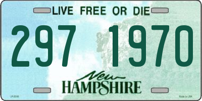 NH license plate 2971970