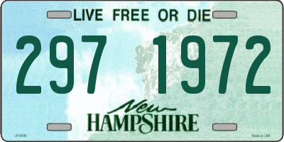 NH license plate 2971972