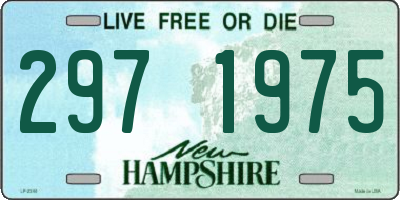 NH license plate 2971975