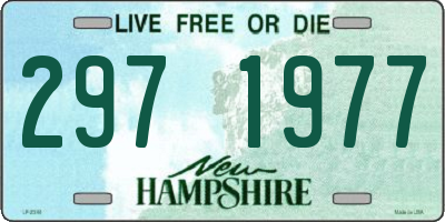 NH license plate 2971977