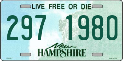 NH license plate 2971980