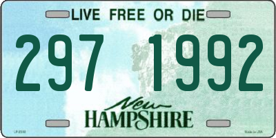NH license plate 2971992