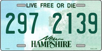 NH license plate 2972139