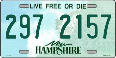 NH license plate 2972157